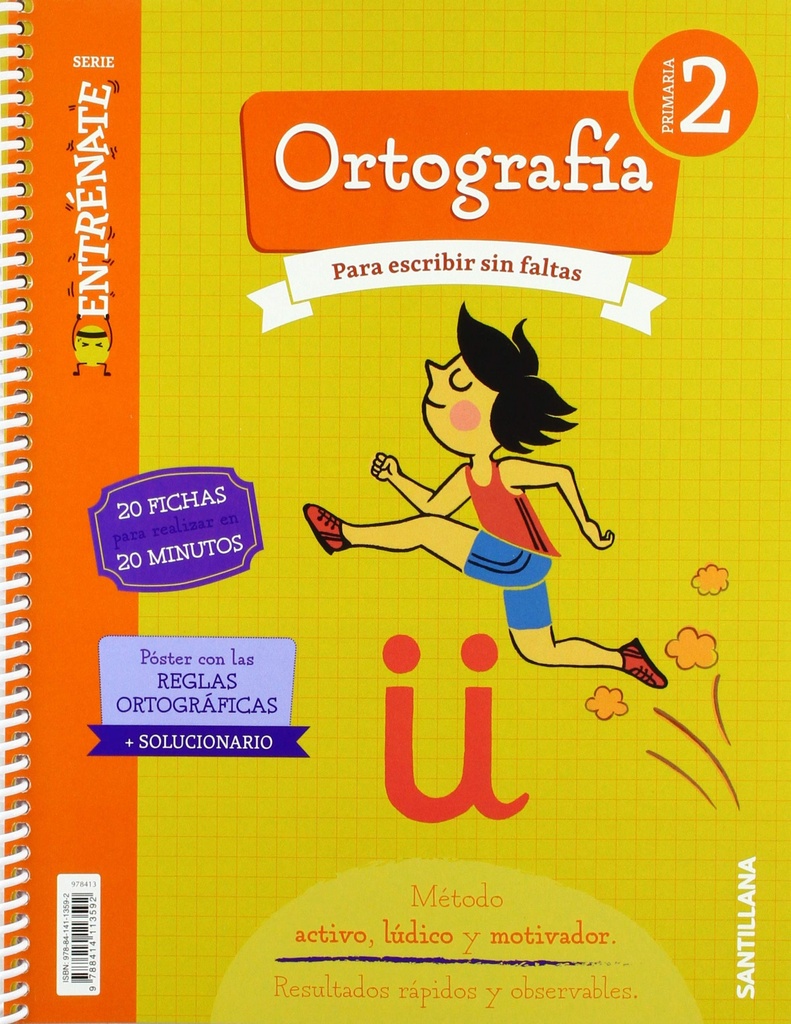 [9788414113592] CUADERNO ORTOGRAFÍA 2ºPRIMARIA. ENTRÈNATE