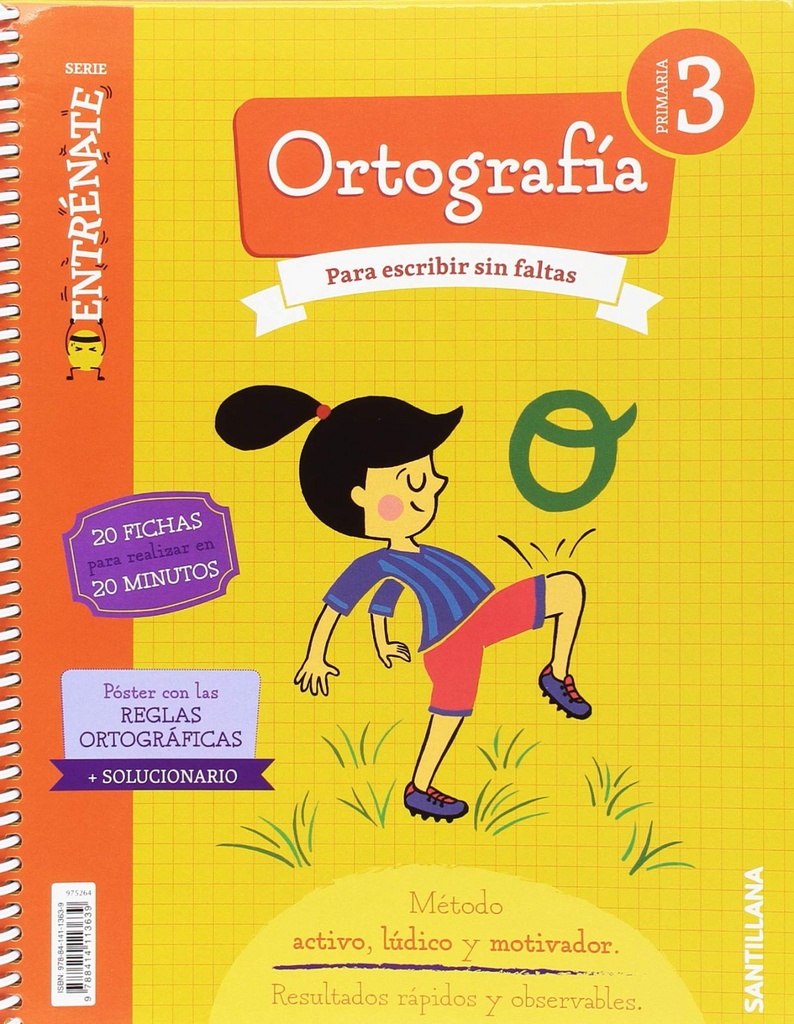 [9788414113639] CUADERNO ORTOGRAFÍA 3ºPRIMARIA. ENTRÈNATE