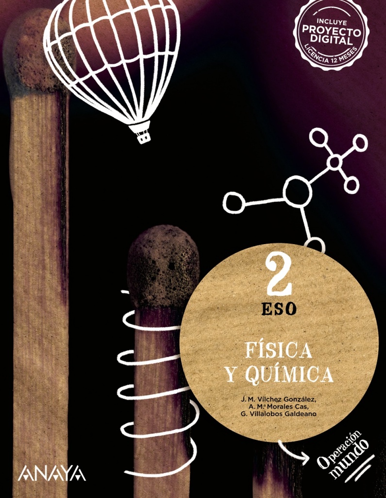 [9788414300534] FÍSICA Y QUÍMICA 2N.ESO. VALENCIA. OPERACIÓN MUNDO 2023