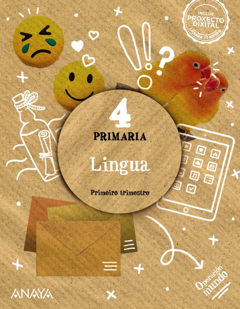 [9788414319635] LINGUA GALEGA 4ºPRIMARIA. OPERACIÓN MUNDO. GALICIA 2023