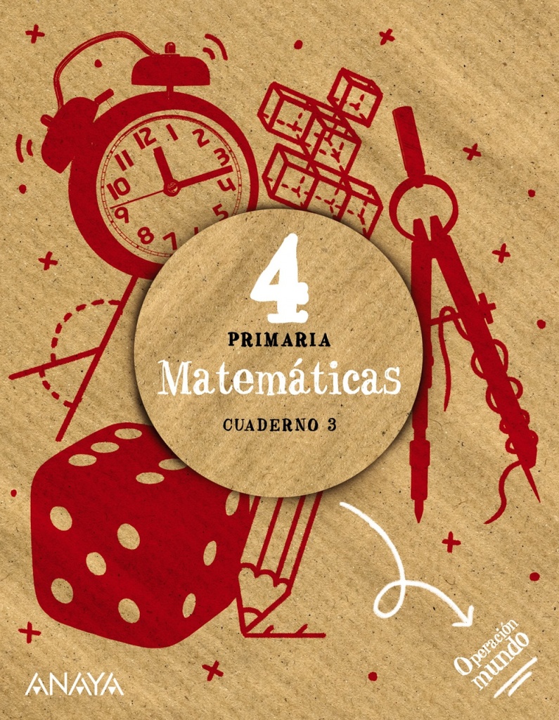 [9788414319840] CUADERNO DE MATEMÁTICAS 3-4ºPRIMARIA. OPERACIÓN MUNDO 2023