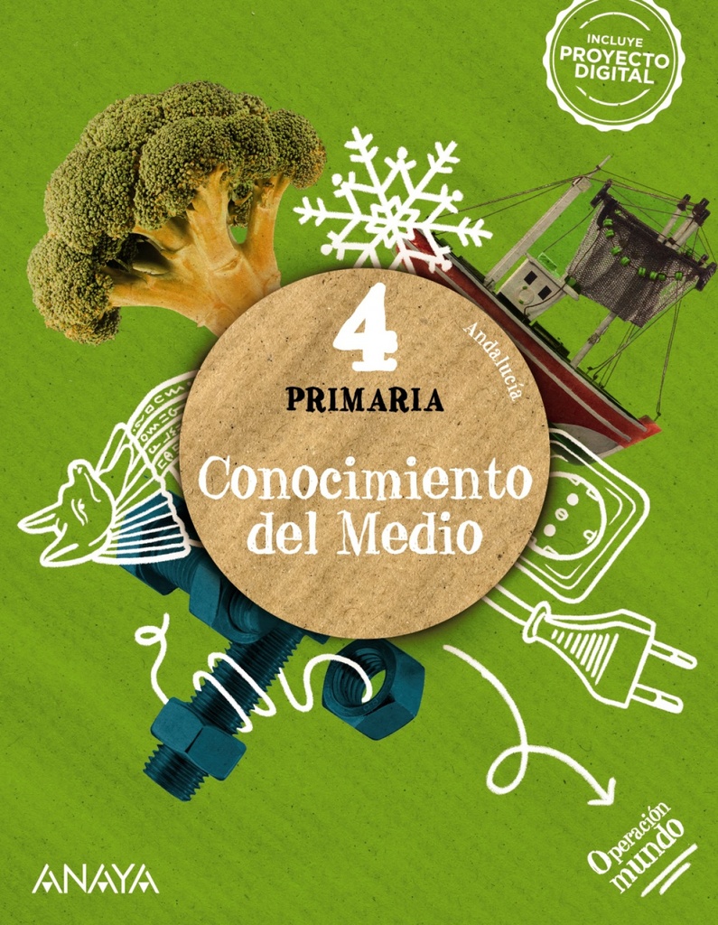 [9788414320259] CONOCIMIENTO DEL MEDIO 4ºPRIMARIA. OPERACIÓN MUNDO. ANDALUCÍA 2023