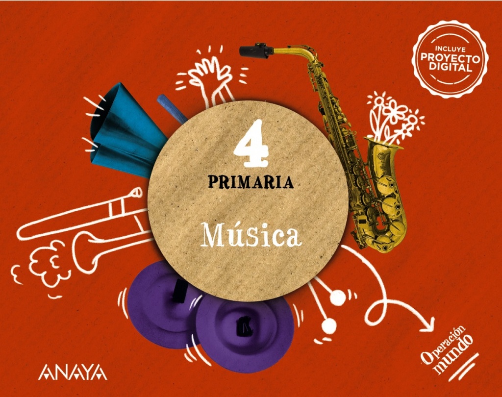 [9788414321492] MÚSICA 4ºPRIMARIA. OPERACIÓN MUNDO. ANDALUCÍA / MURCIA 2023