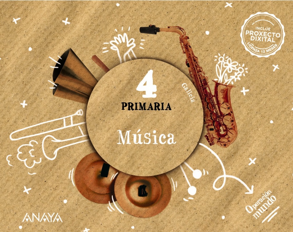 [9788414321577] MÚSICA 4ºPRIMARIA. OPERACIÓN MUNDO. GALICIA 2023