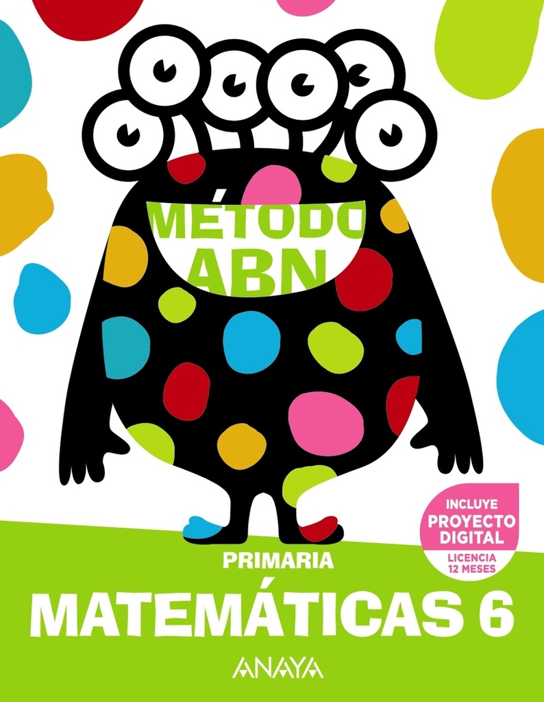 [9788414322697] MATEMÁTICAS 6ºPRIMARIA. MÈTODO ABN 2023