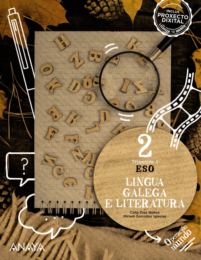 [9788414324790] LINGUA GALEGA 2ºESO. OPERACIÓN MUNDO. GALICIA 2023