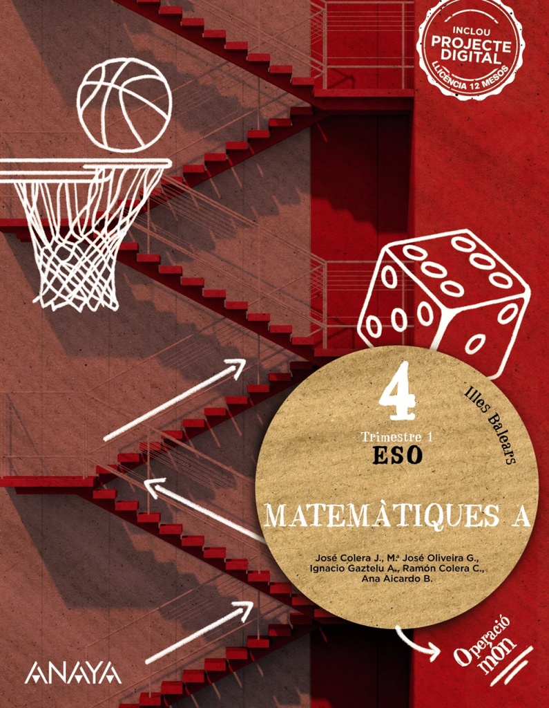 [9788414325315] MATEMÀTIQUES 4T.ESO OPCIÓ A. APLICATS. OPERACIÒ MON. BALEARS 2023