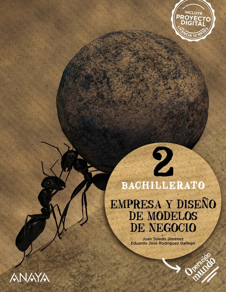 [9788414330111] Empresa y Diseño de Modelos de Negocio 2ºBACHILLERATO. Operación Mundo 2023