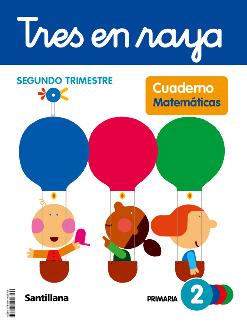 [9788414408766] CUADERNO MATEMÁTICAS 2-2ºPRIMARIA. TRES EN RAYA. GLOBALIZADO 2023