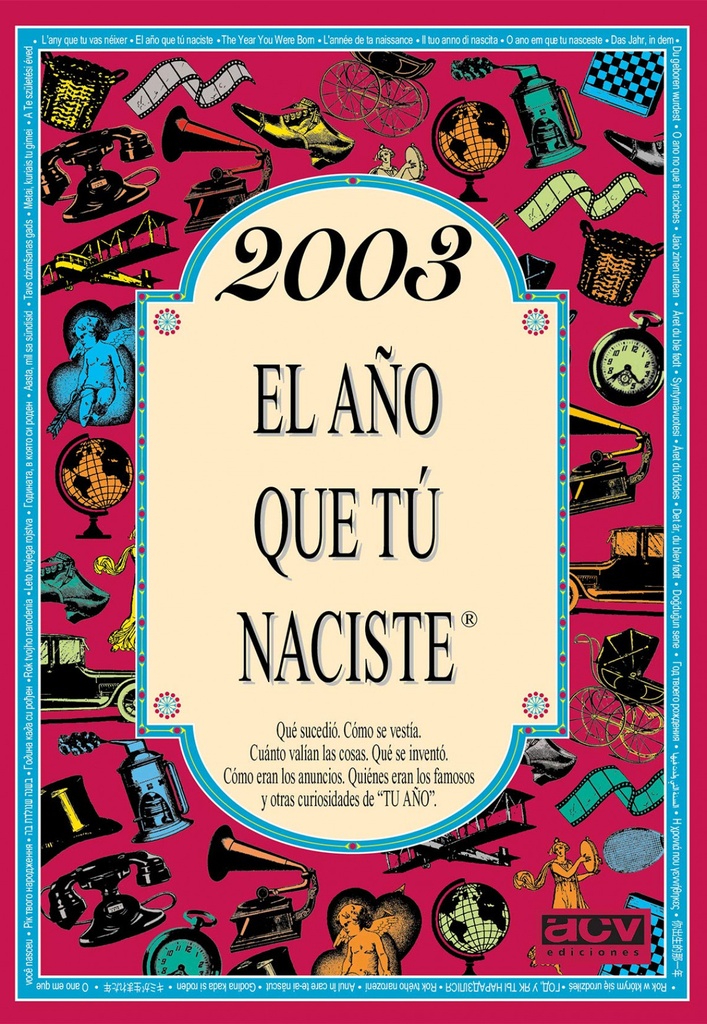 [9788415003892] 2003 el Año que Tu Naciste