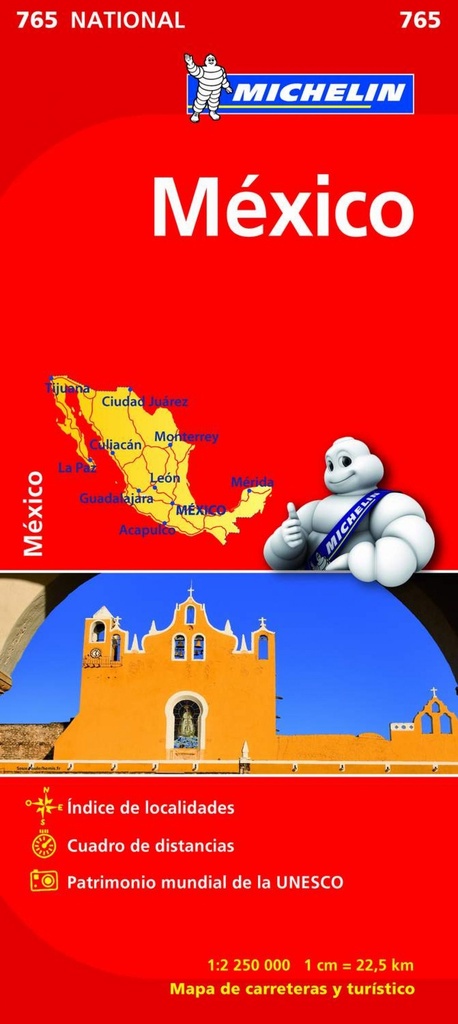 [9782067173583] Mexico mapa Michelin