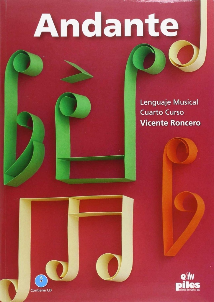 [9788415928096] Andante 4ºcurso lenguaje musical