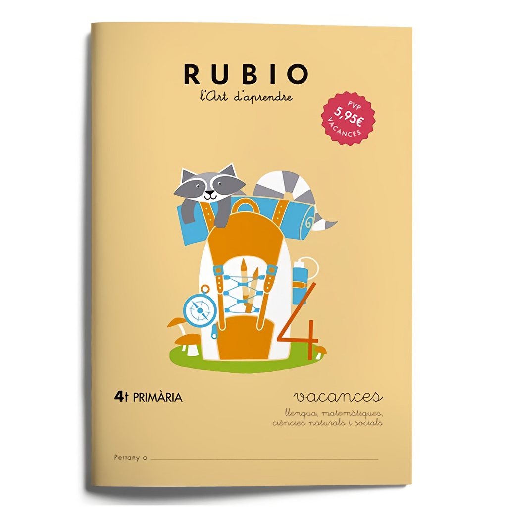 [9788415971955] Rubio vacances 4t.primaria