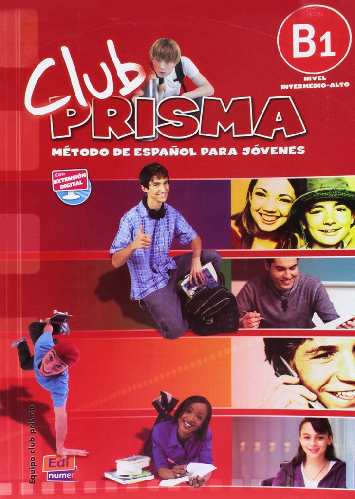 [9788498480252] Club Prisma : método de español para jóvenes. B1, Nivel intermedio-alto : [Libro del alumno] : CD