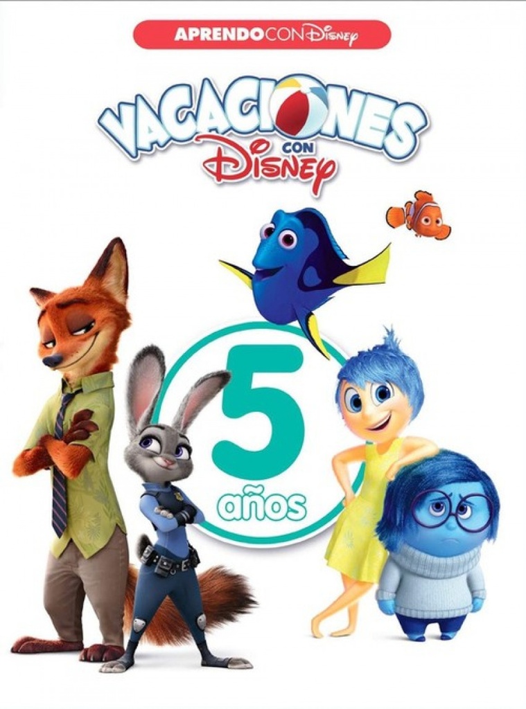 [9788416548491] Vacaciones con Disney 5 Años