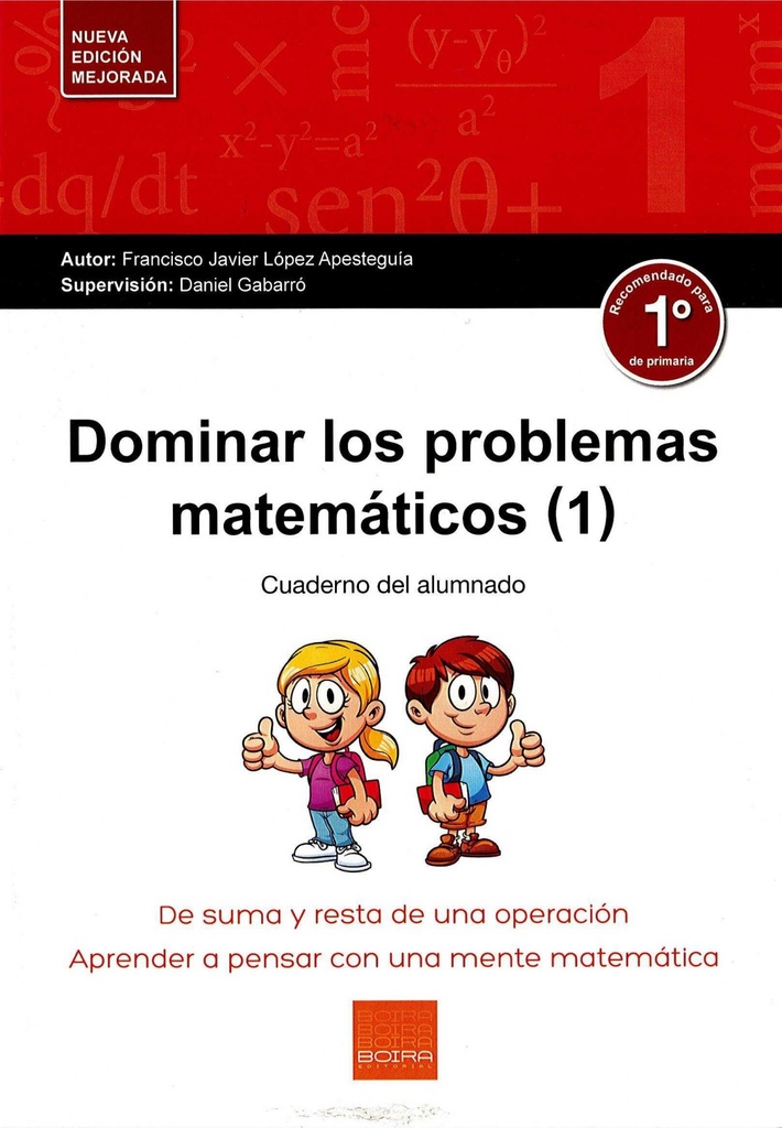 [9788416680153] Dominar los Problemas Matemáticos 1º Primaria