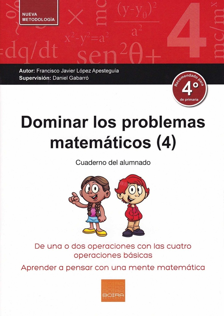 [9788416680184] Dominar los Problemas Matemáticos 4º Primaria