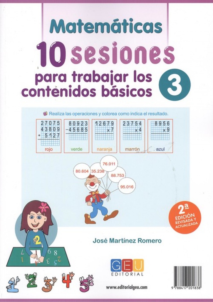 [9788417201838] 10 sesiones para trabajar los contenidos básicos. Cuaderno 3