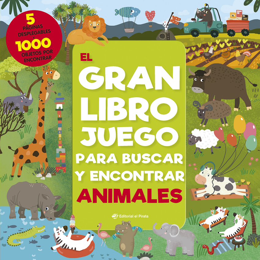 [9788417210205] El gran libro juego para buscar y encontrar animales