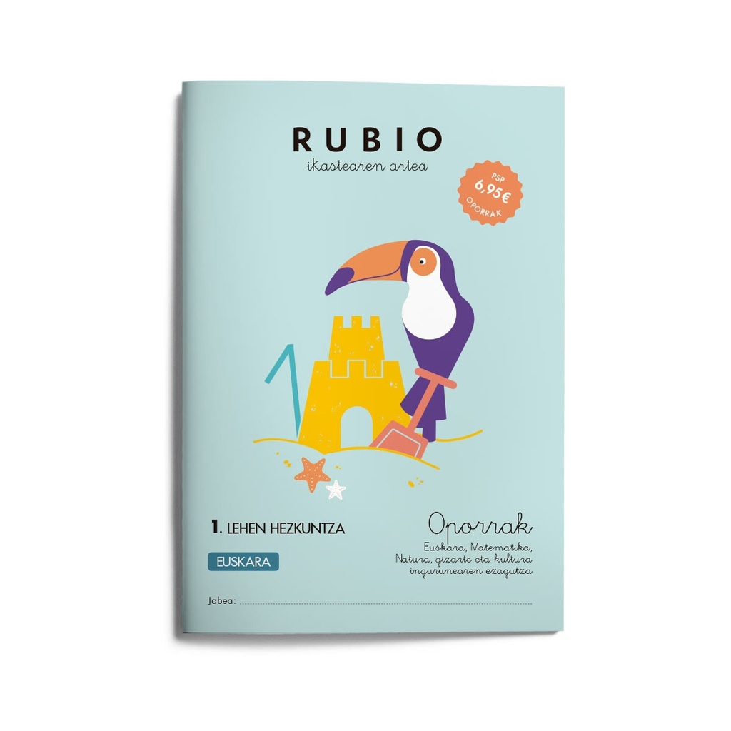 [9788417427955] Rub Vacaciones 1 Primaria Euskera
