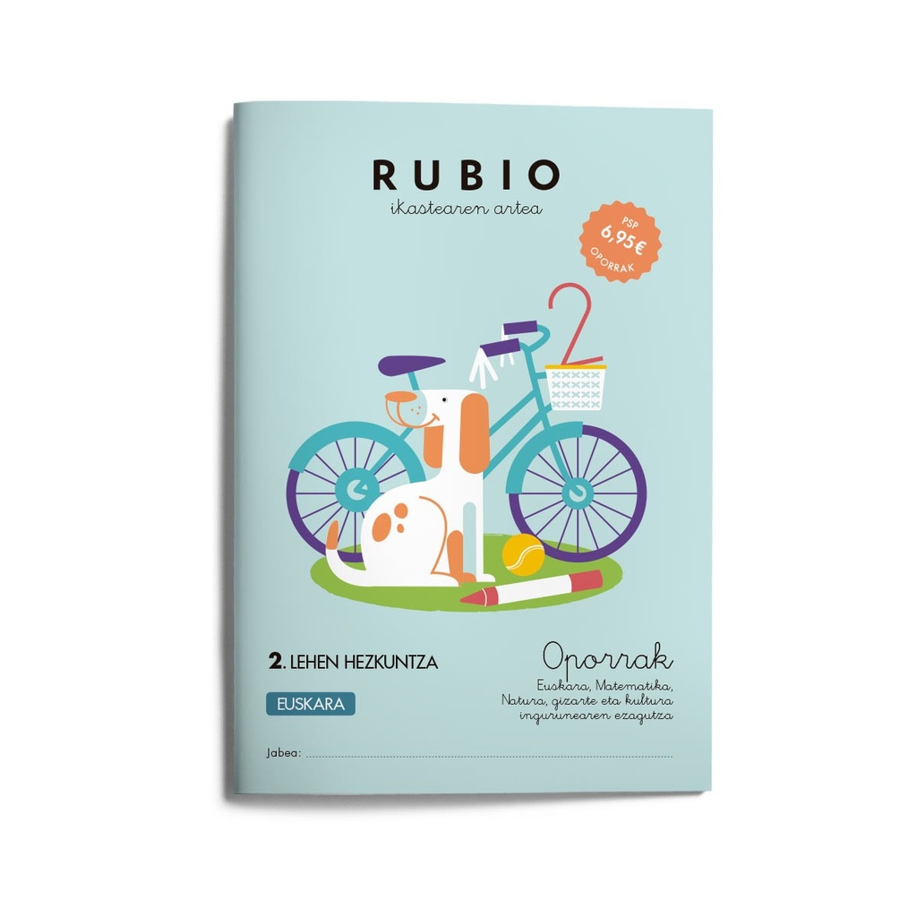 [9788417427962] Rub Vacaciones 2 Primaria Euskera