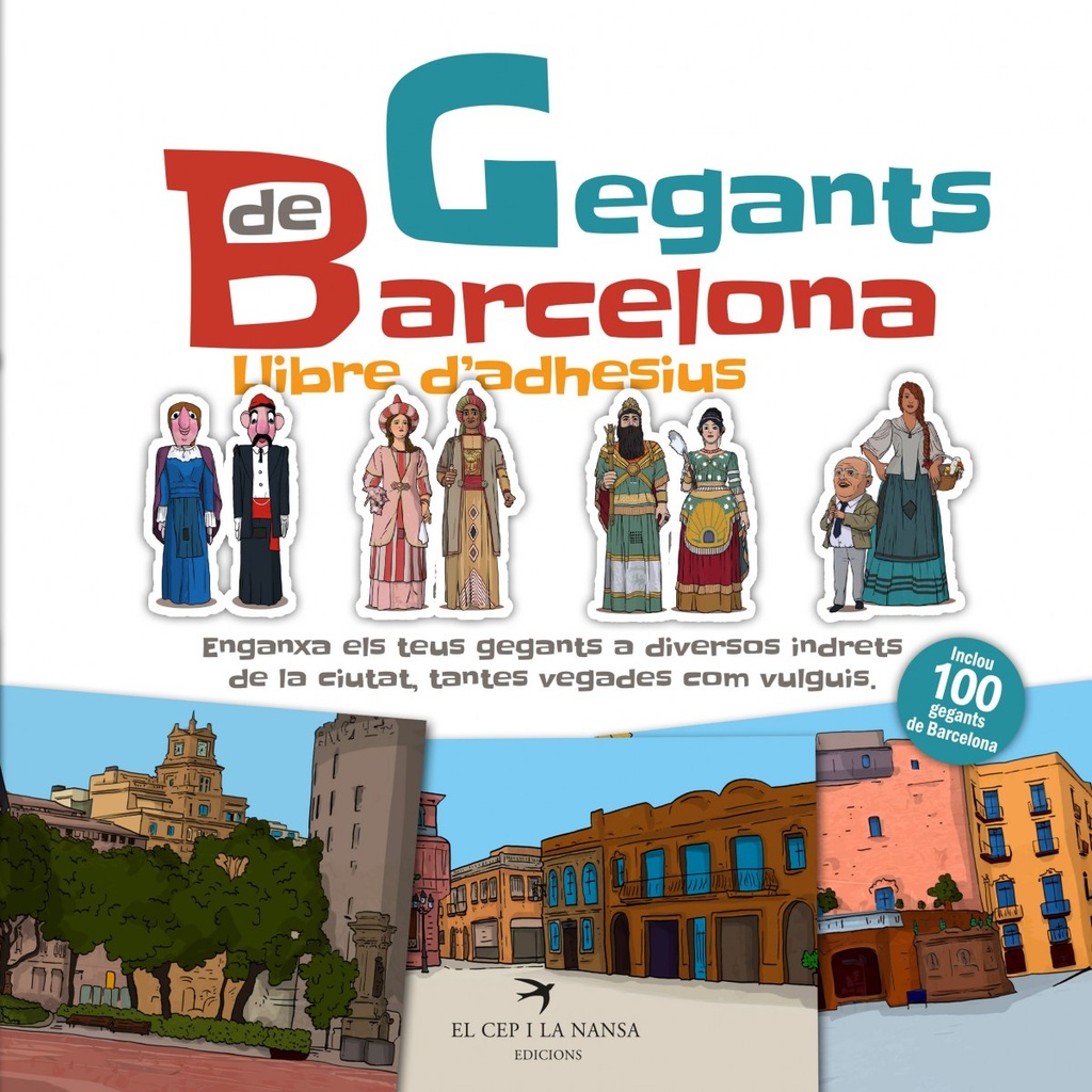 [9788417756864] Gegants de Barcelona. Llibre d'adhesius