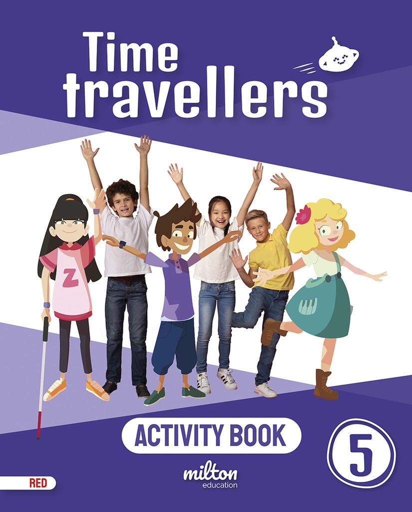 [9788417911508] Time Travellers 5 Red Activity Book English 5 Primaria