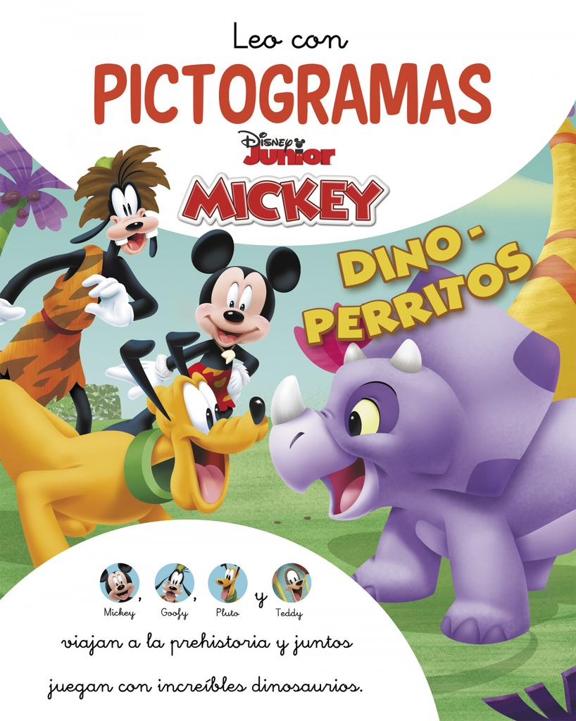 [9788418039386] Mickey Mouse Funhouse. Leo con Pictogramas. Dino-perritos