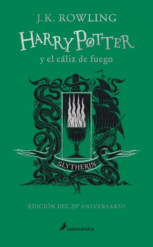 [9788418174377] Harry Potter y el cáliz de fuego (edición Slytherin del 20º aniversario) (Harry