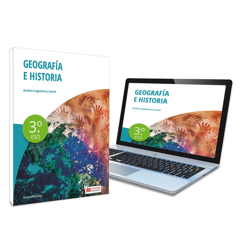 [9788418356780] Geografía e Historia 3º - Libro de texto en formato físico de Diversificación Cu