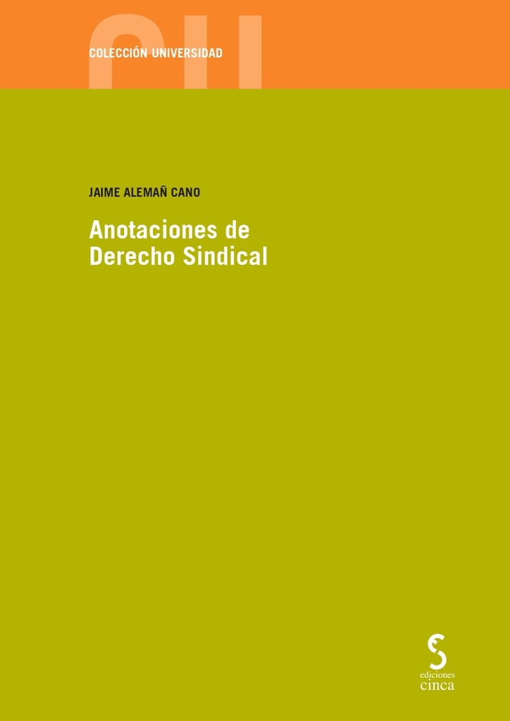 [9788418433658] Anotaciones de Derecho Sindical