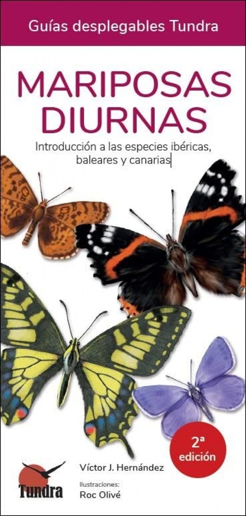[9788418458699] Mariposas Diurnas - Guias Desplegables Tundra