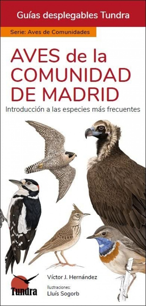 [9788418458910] Aves de la Comunidad de Madrid- Guias Desplegables Tundra