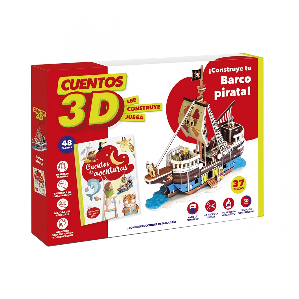 [9788418861697] Cuentos 3d - Barco Pirata