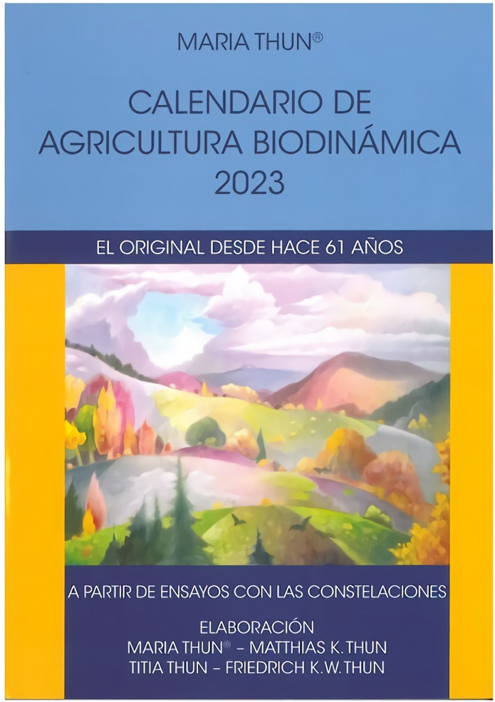 [9788418919107] 2023 Calendario de Agricultura Biodinamica