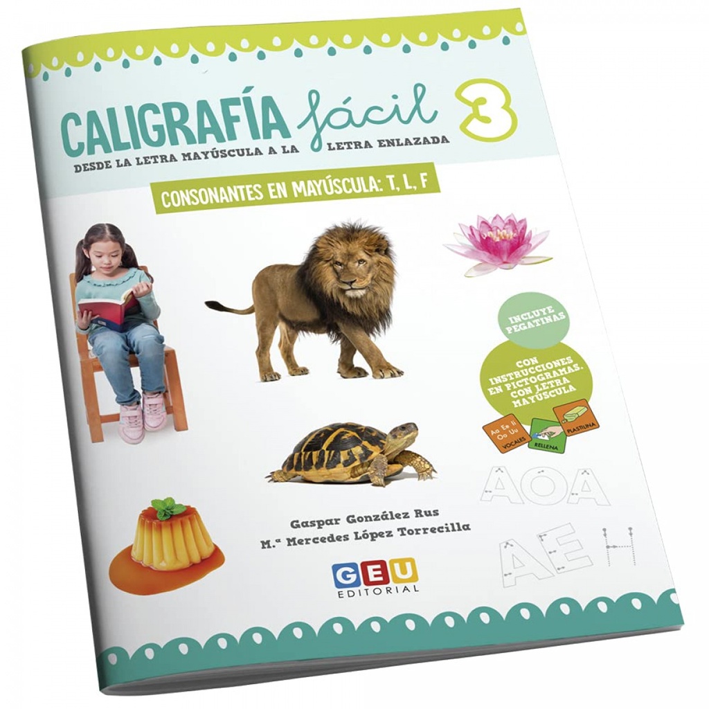 [9788418989247] Caligrafia facil: consonantes en mayuscula t, l, f