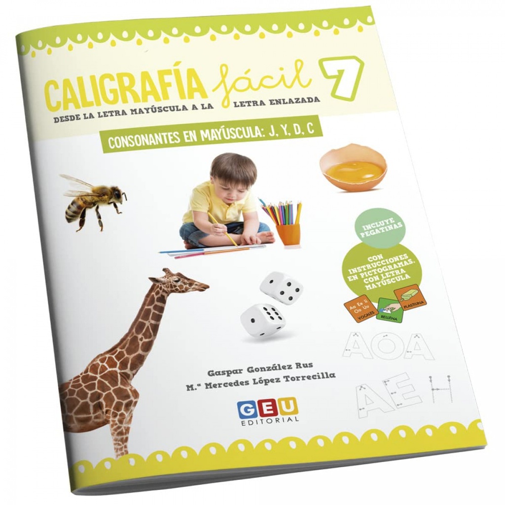 [9788418989315] Caligrafia facil: consonantes en mayuscula j, y, d, c