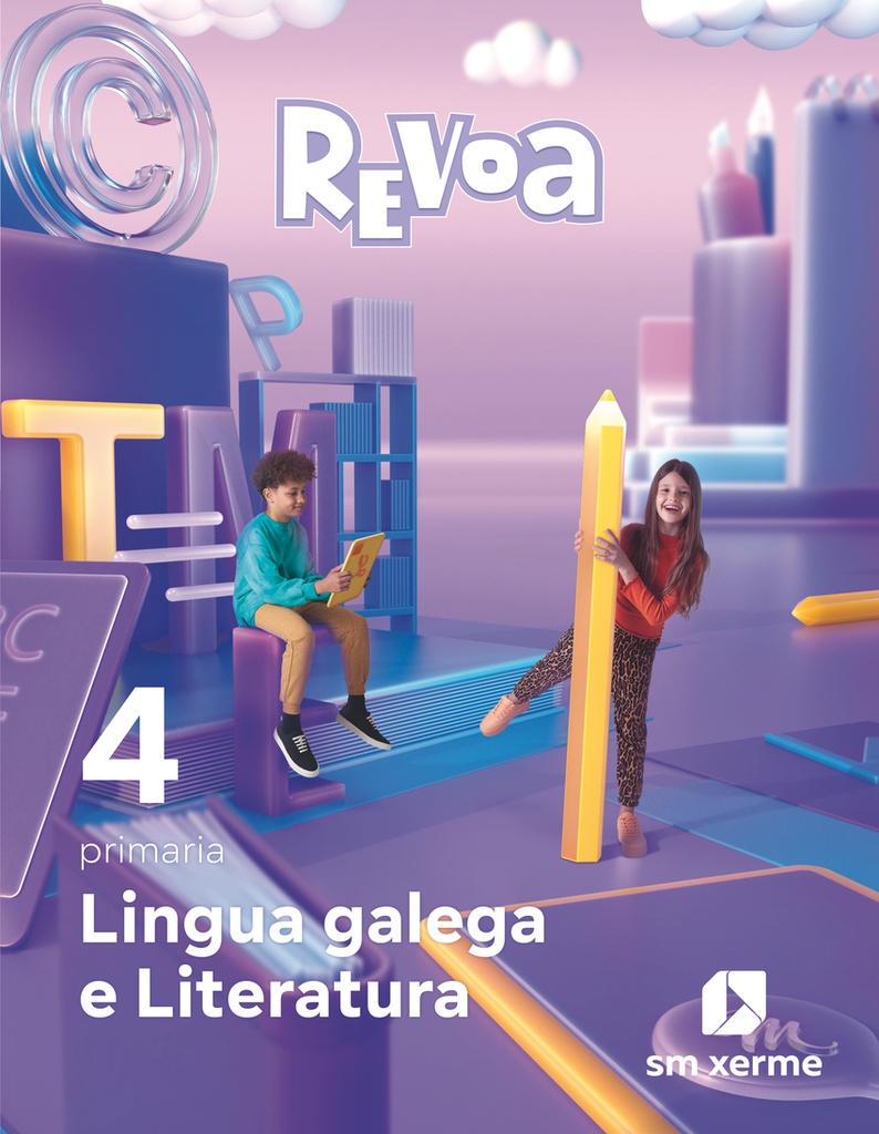 [9788419101495] Lingua galega e Literatura. 4 Primaria. Revoa
