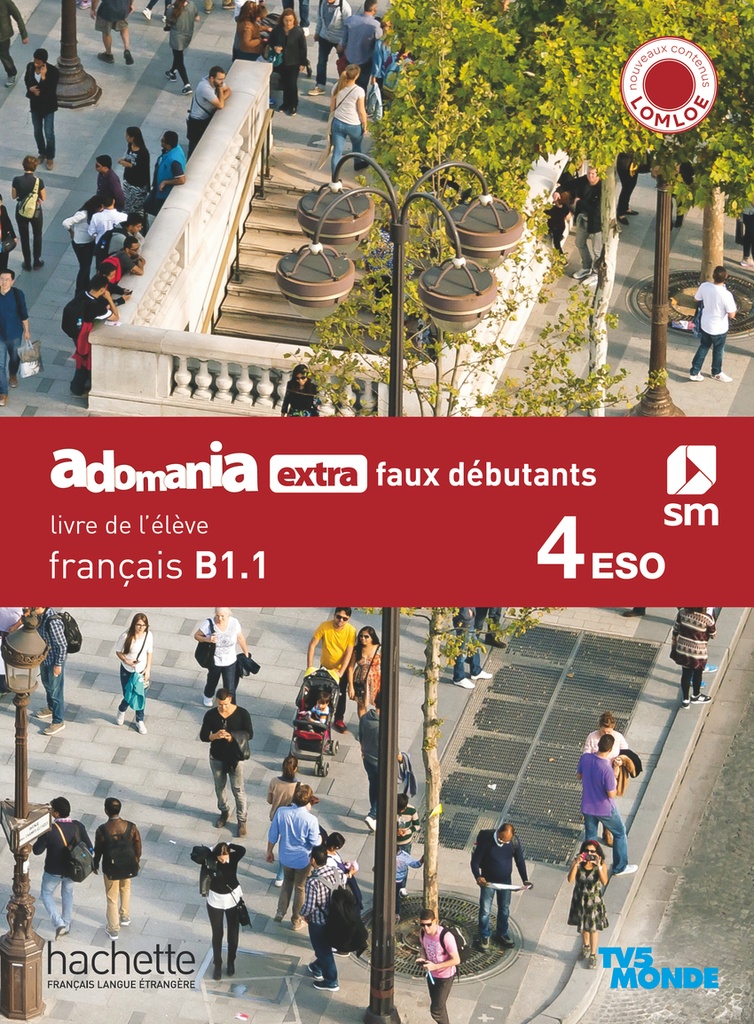 [9788419102133] FrançaisB1.1. 4 Secundaria. Adomania, extra faux débutants