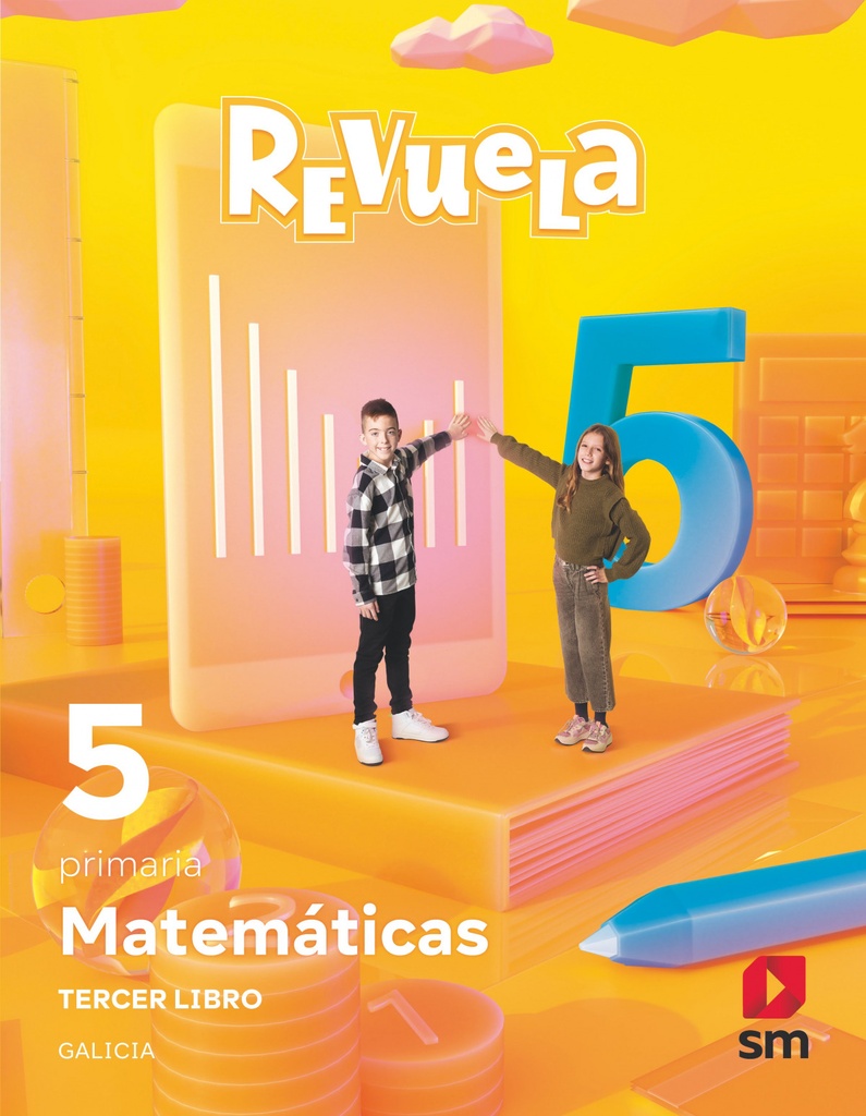 [9788419102812] MATEMÁTICAS 5ºPRIMARIA. TRIMESTRES TEMÁTICOS. REVOA. GALICIA 2023