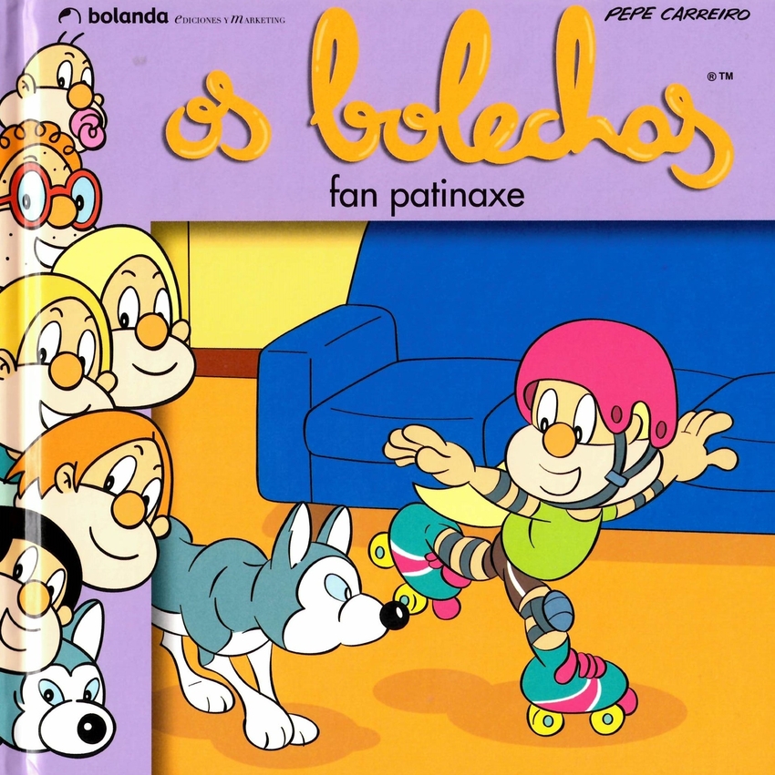 Os Bolechas practican patinaxe