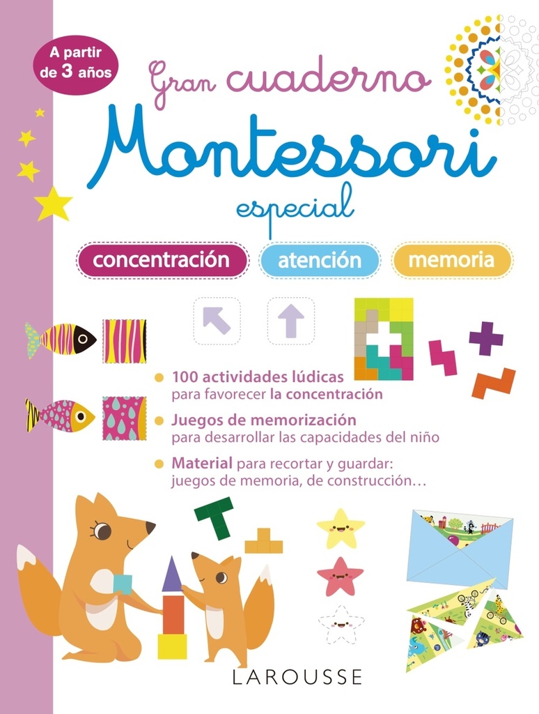 [9788419436856] Gran cuaderno Montessori especial concentración, atención y memoria. A partir de