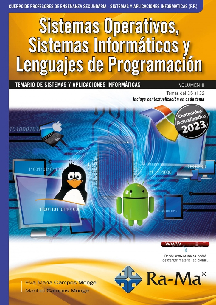 [9788419444646] Oposiciones Cuerpo de Profesores de Enseñanza Secundaria. Sistemas y Aplicacione