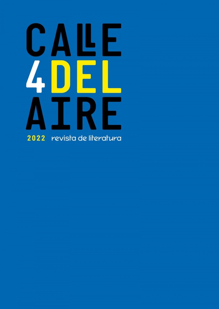 [9788419617767] Calle del Aire. Revista de literatura, 4