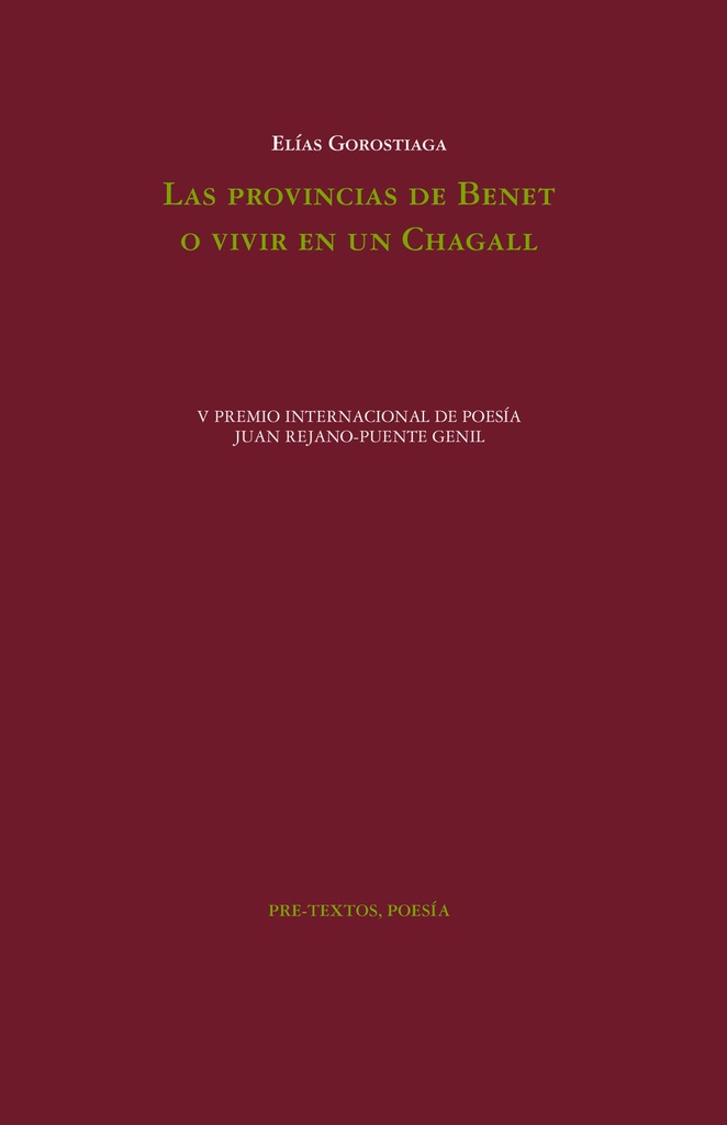 [9788419633651] Las provincias de Benet o Vivir en un Chagall