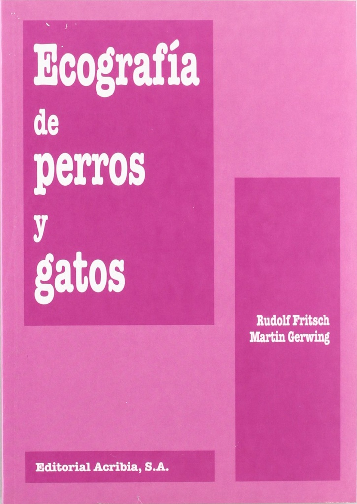 [9788420008158] Ecografía de Perros/gatos