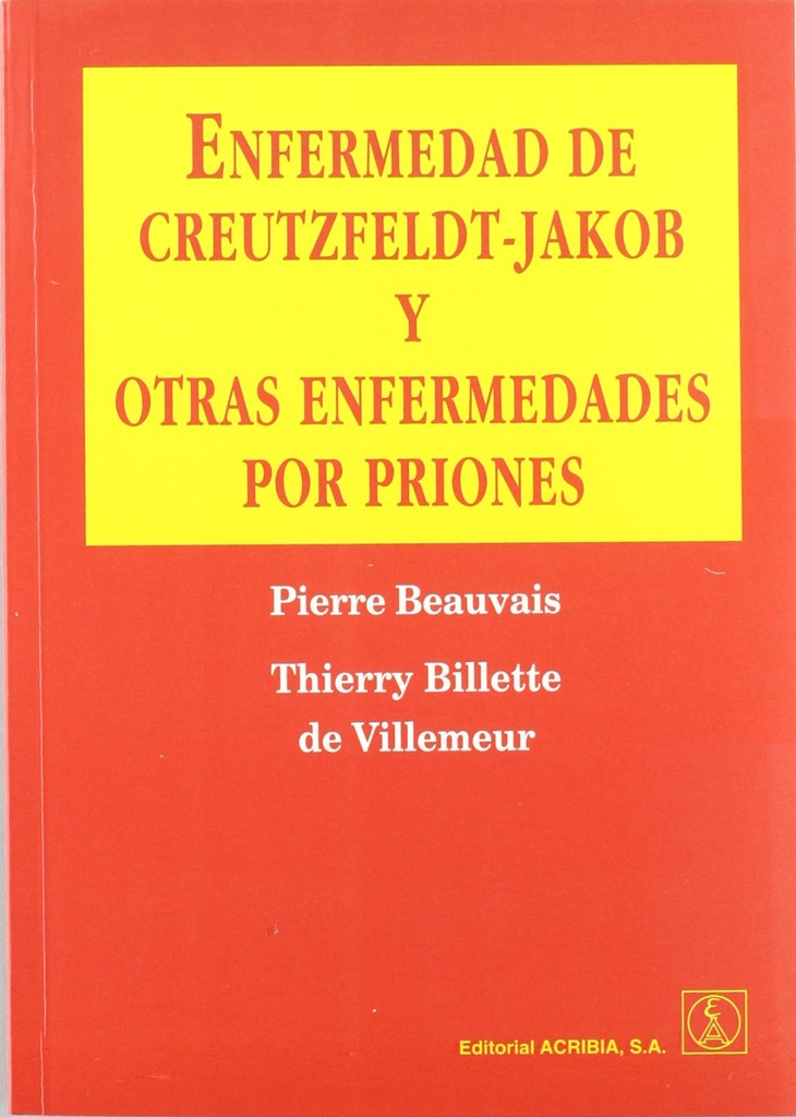 [9788420009513] Enfermedad de Creutzfeldt-jakob/otras Enfermedades por Priones