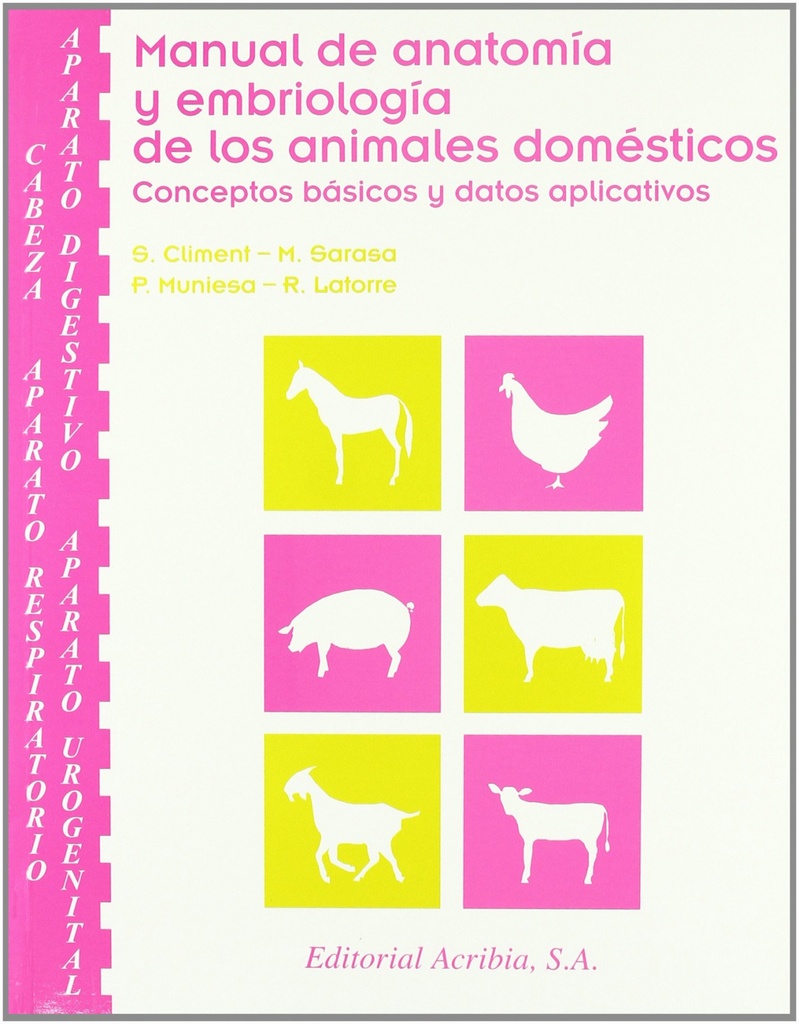 [9788420010601] Cabeza Aparato Respiratorio Aparato Digestivo Aparato Urogenital Manual de Anato