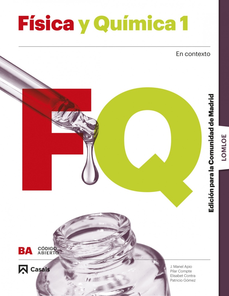 [9788421879382] Física y Química 2ºBACHILLERATO. Código Abierto. Madrid 2023
