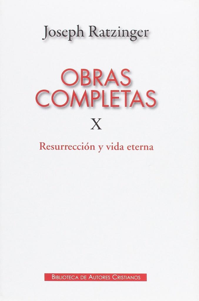 [9788422019657] Obras Completas X Ratzinger